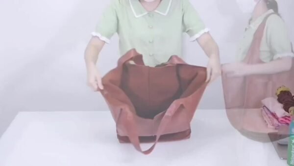 Big Tote Bag, Solid capacity Zipper Multifunction