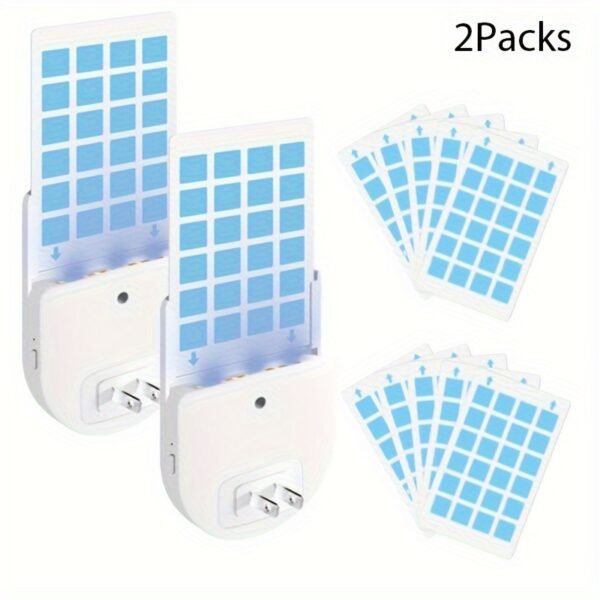 2 flying insect traps, with plug.