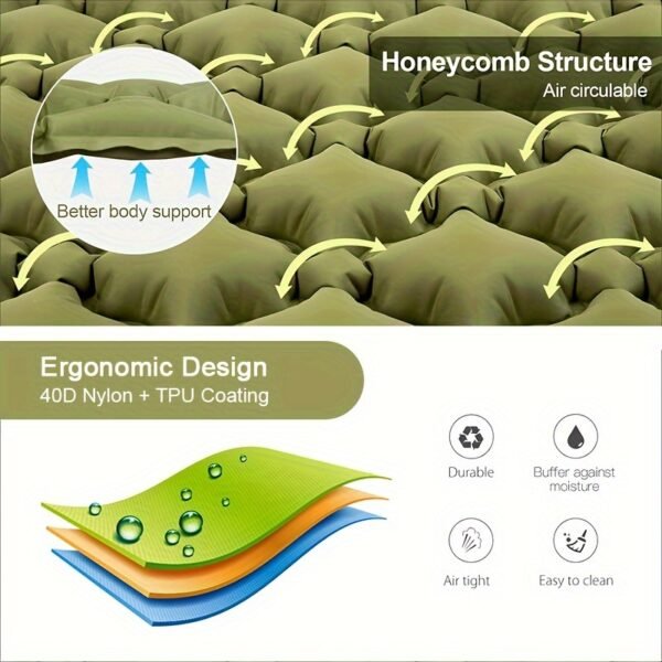 Ultralight double inflatable mattress