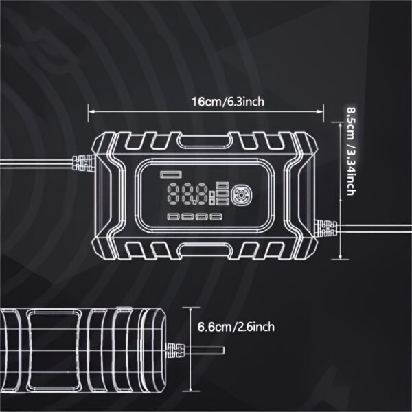 12V, 6A battery charger