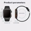 smart watch with a large 420 mAh battery