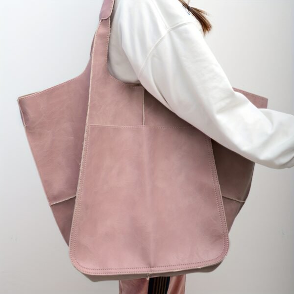 Big Tote Bag, Solid capacity Zipper Multifunction