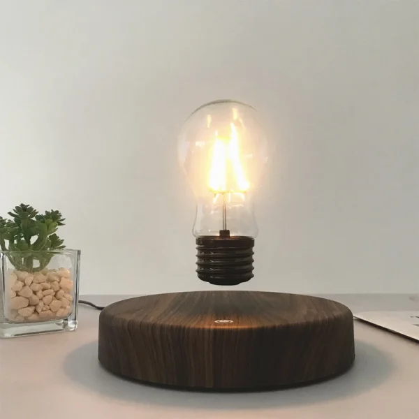 Magnetic levitation floating lamp