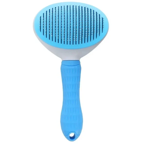 self-cleaning pet hair removal comb