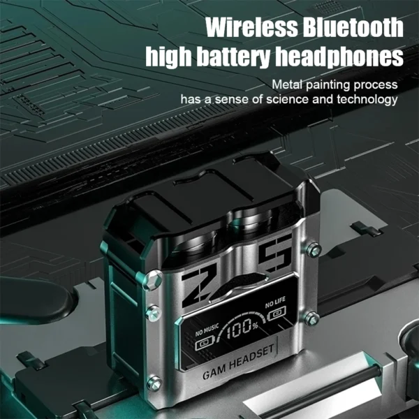 TWS M25 wireless earphones touch control.