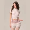 Knitted Women Top T-shirts Blusas Mujer De Moda Spring