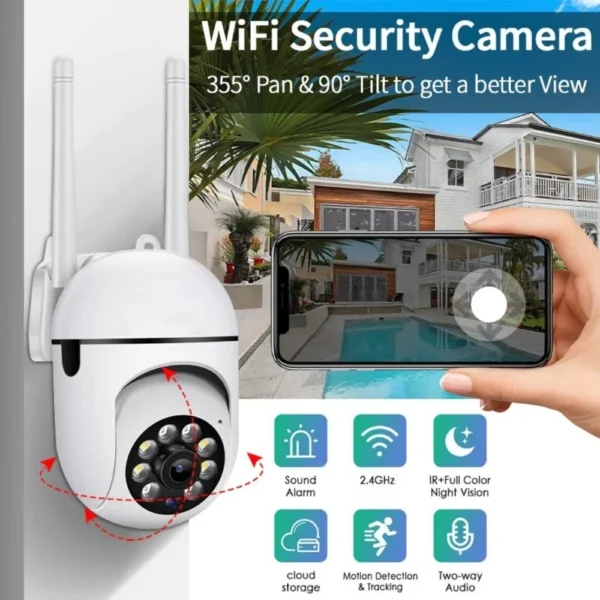 4K WiFi Wireless IP Camera