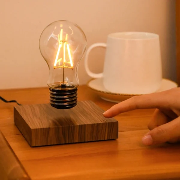 Magnetic levitation floating lamp