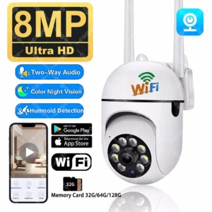 4K WiFi Wireless IP Camera
