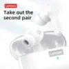Original Lenovo LP1S TWS waterproof earphones.