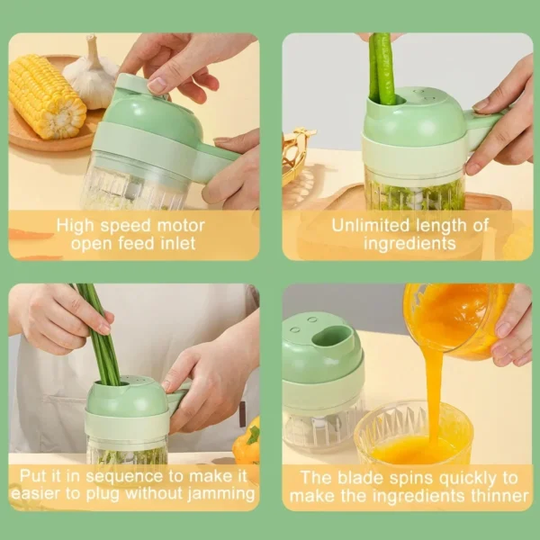 4-in-1 Electric Food Processor