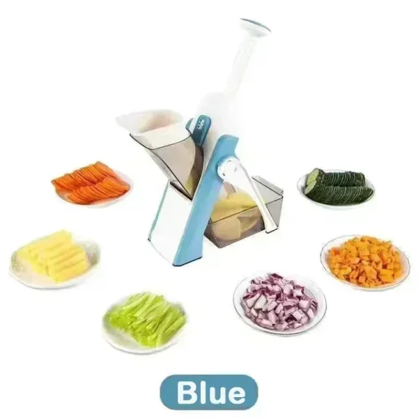 Multifunction slicer, household chopper and potato masher.