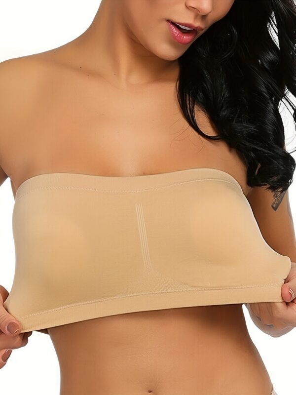 Plus Size Removable Padding Bandeau Bra.