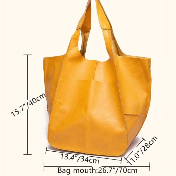 Big Tote Bag, Solid capacity Zipper Multifunction