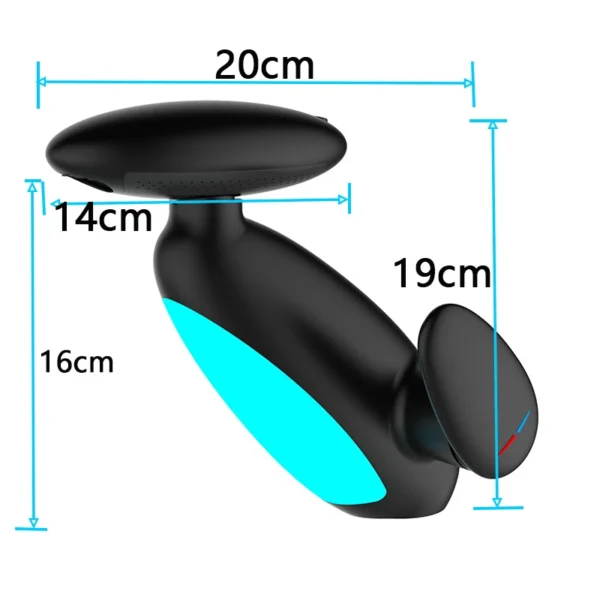 LED basin faucet with 4 water outlets, hot and cold water.