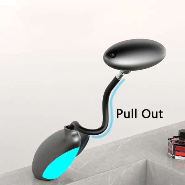 LED basin faucet with 4 water outlets, hot and cold water.