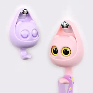 hook shaped like a winking cat.